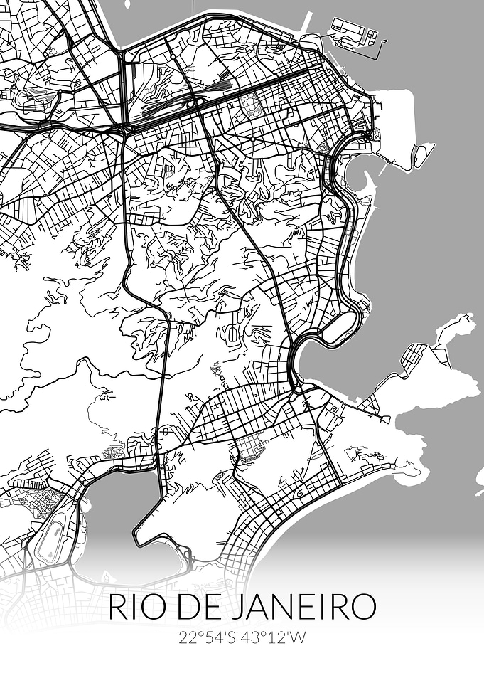Rio de Janeiro City Map