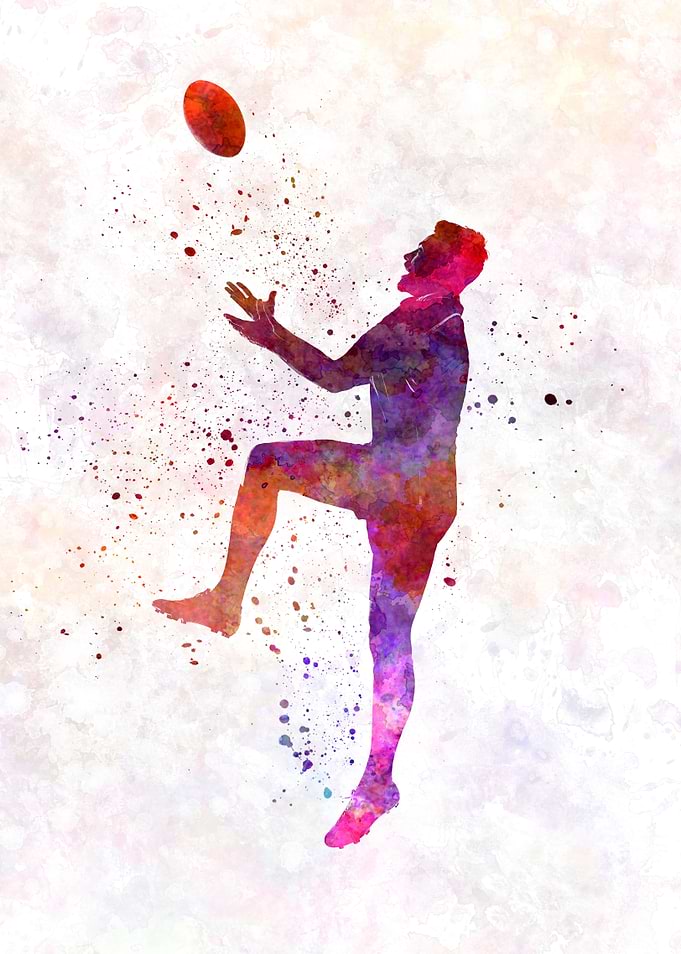 Rugby man player