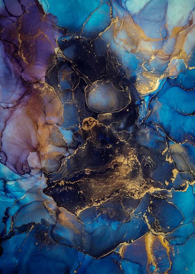Blue Marble ink