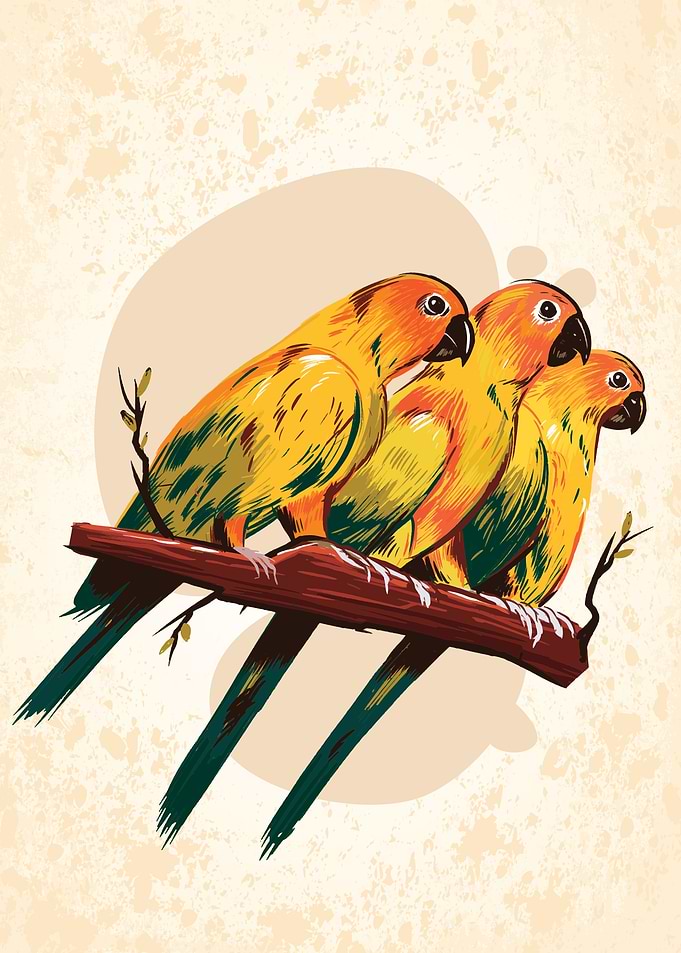 Watercolor Birds