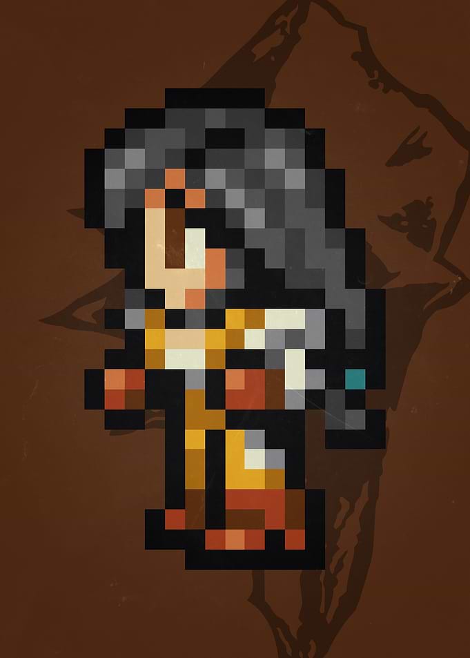 FF IX Garnet Pixel Sprite