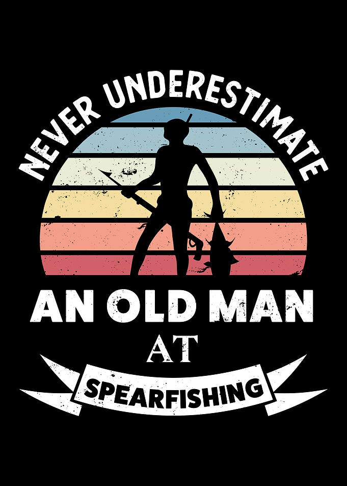 Old Man at Spearfishing