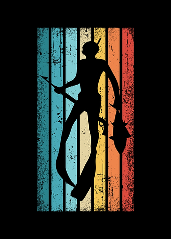 Retro Spearfishing Gift