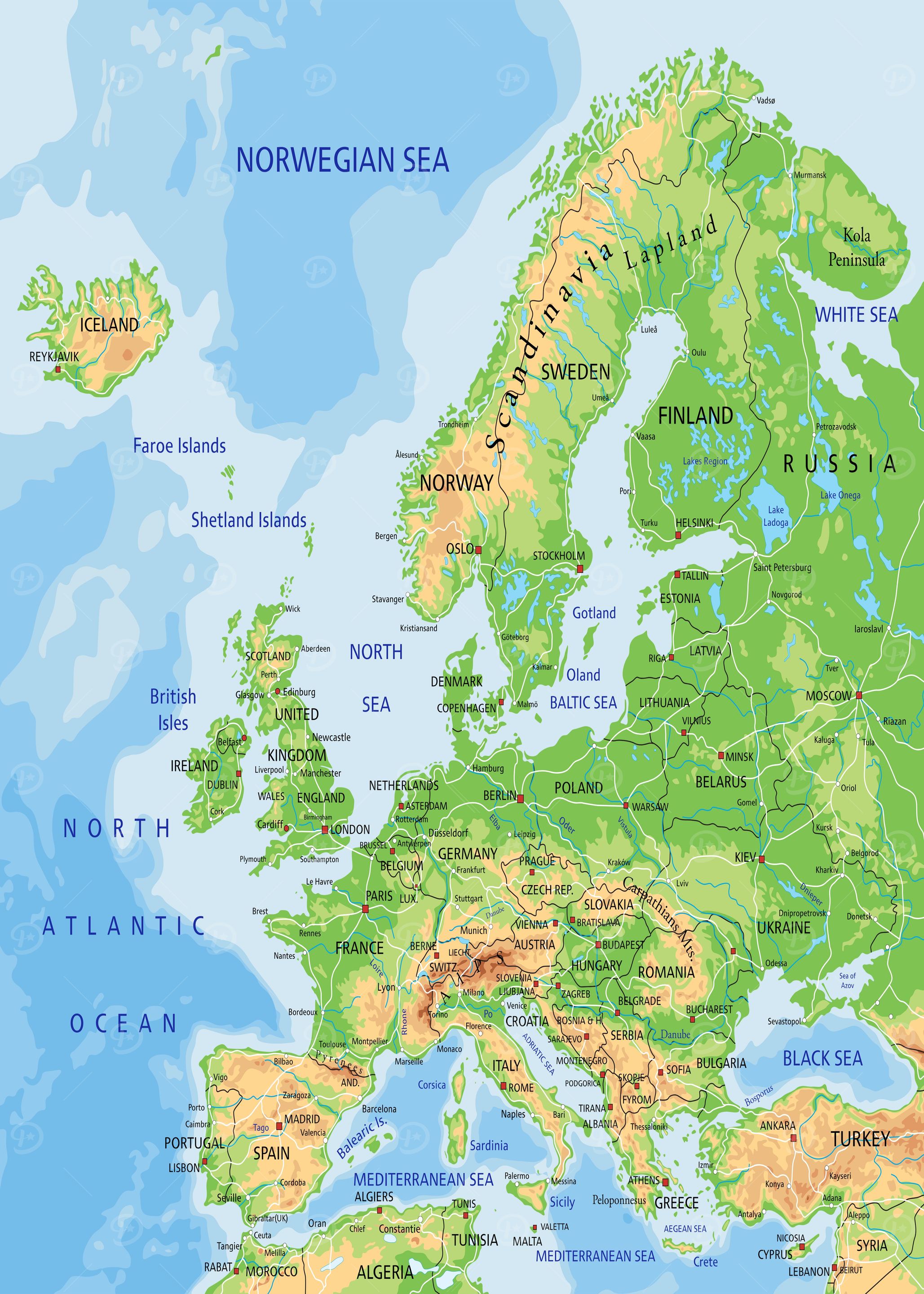 Europe Map