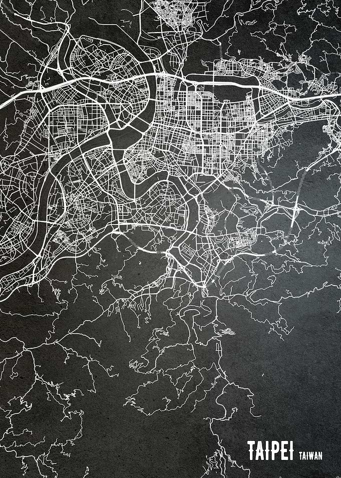 Taipei Taiwan City Map
