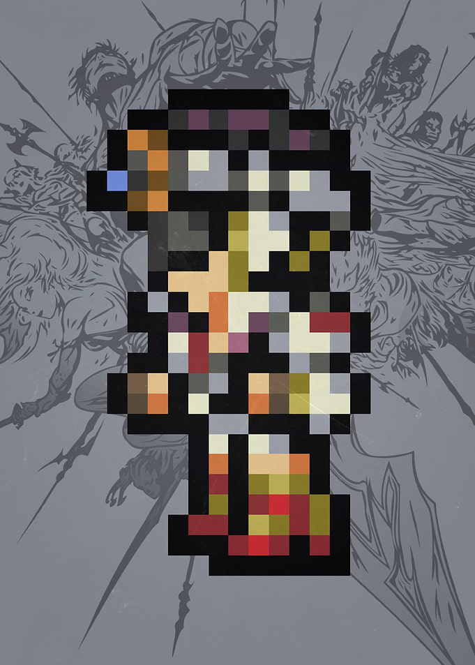 FF XIV Yda Pixel Sprite