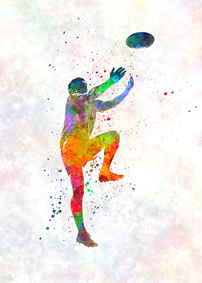 Rugby man player