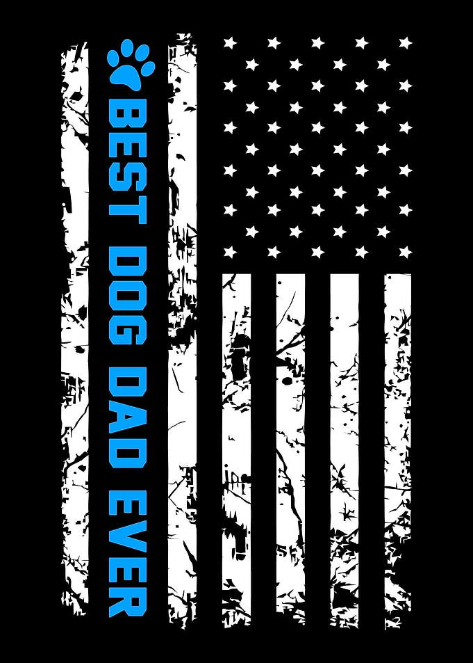 Best Dog Dad 4th July