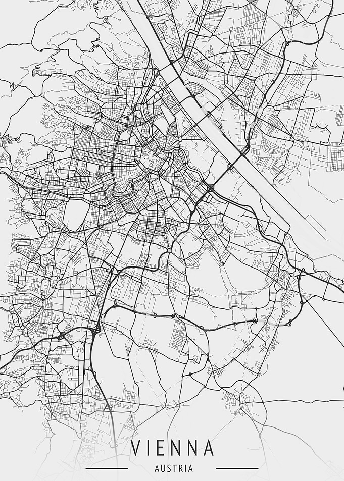 Vienna Wien City Map