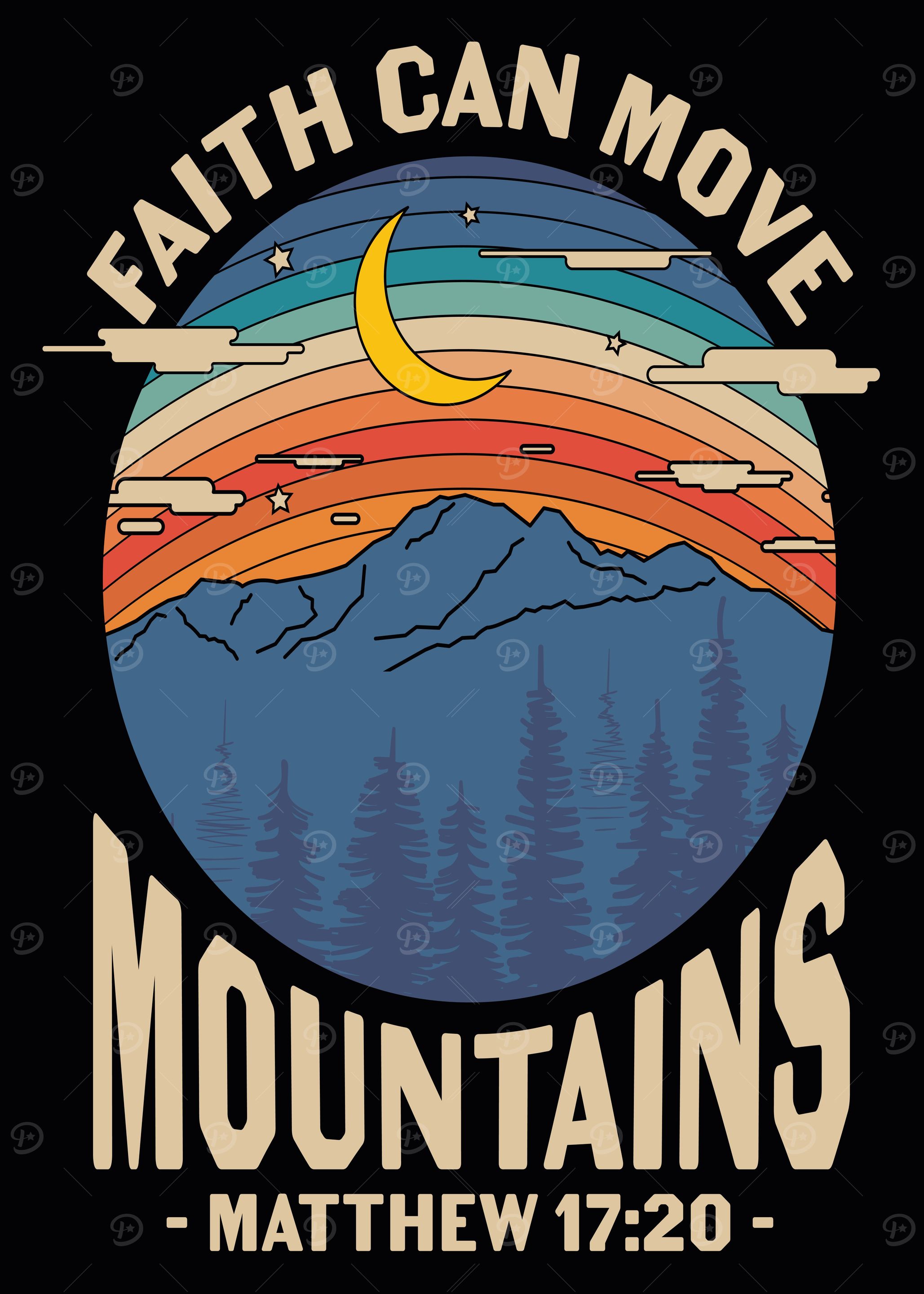 Faith can move mountains