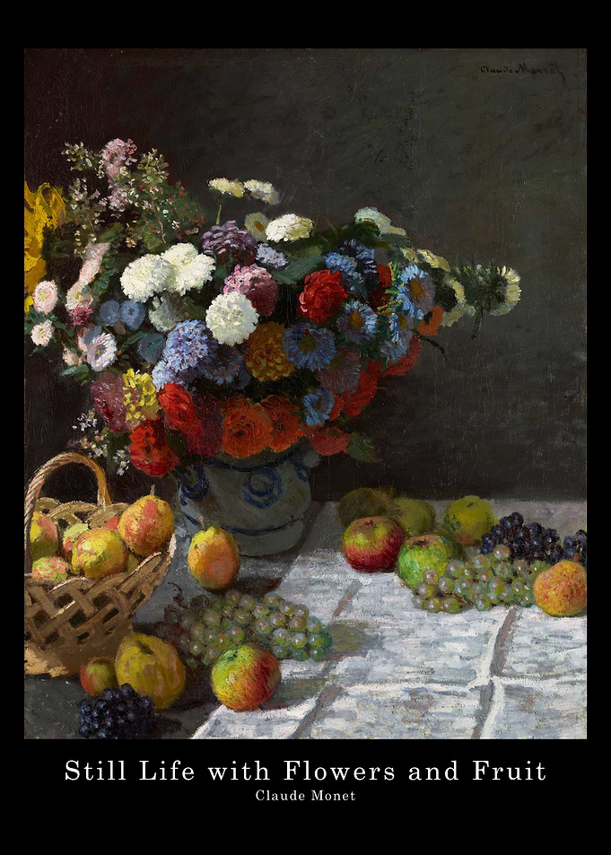MONET Still Life Flowers