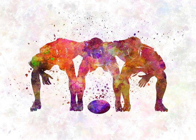 Rugby men players