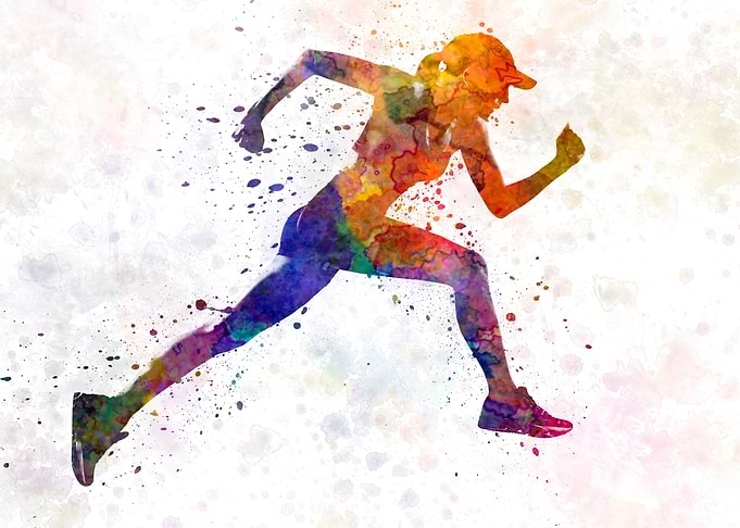 Woman runner jogger