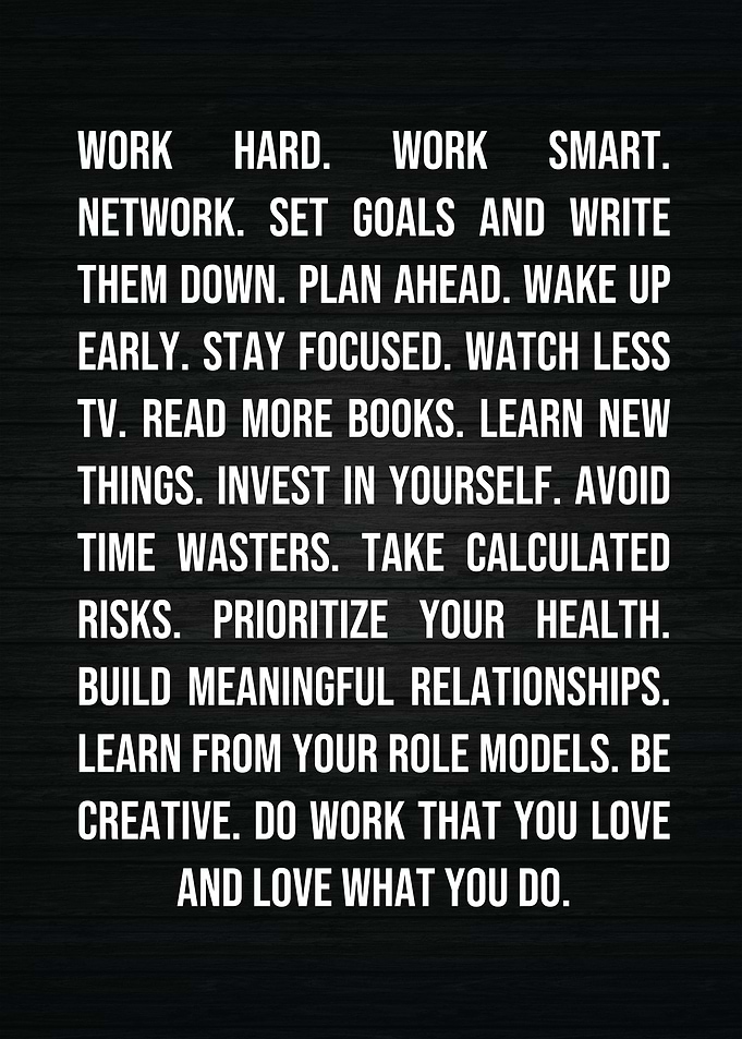 List of Success Rules