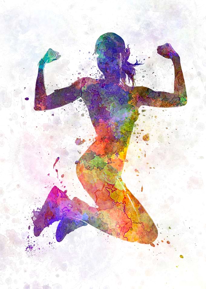 Woman runner jogger
