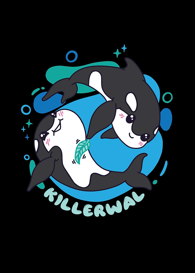 ADORABLE KILLER WHALES