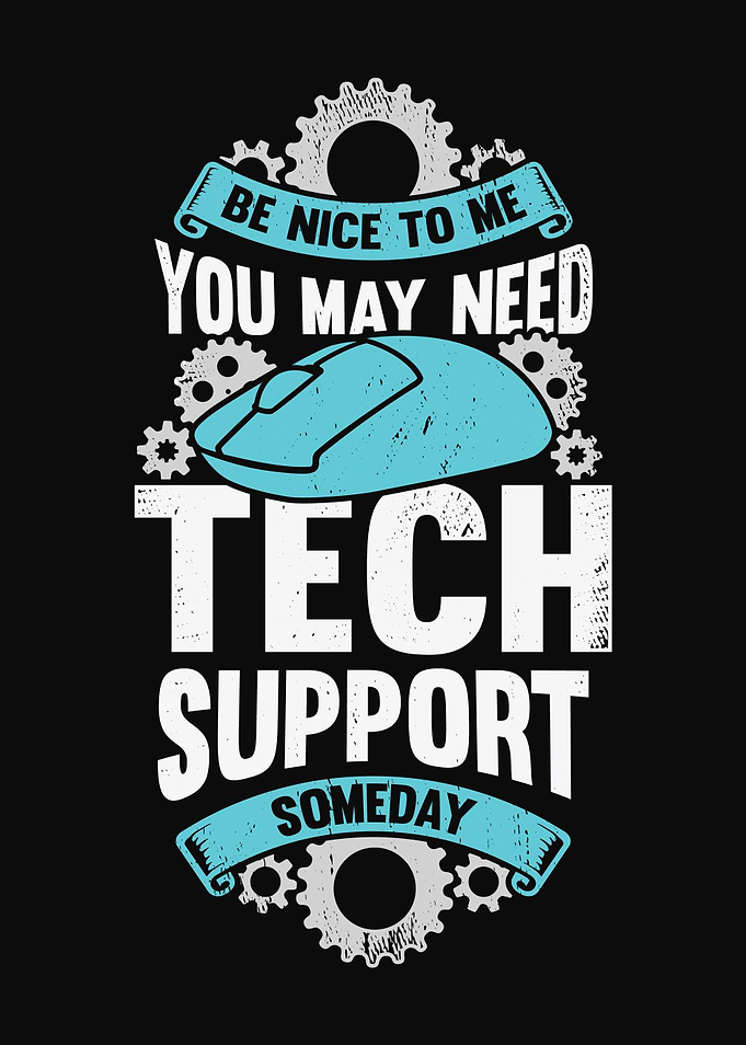 Funny Tech Support Design