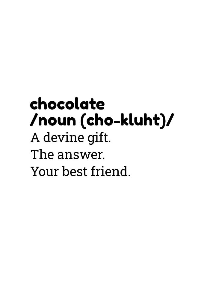 Chocolate Definition