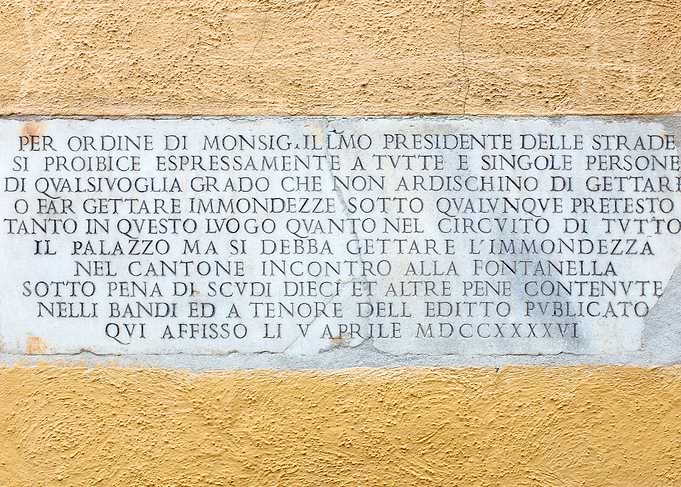 No Dumping Plaque