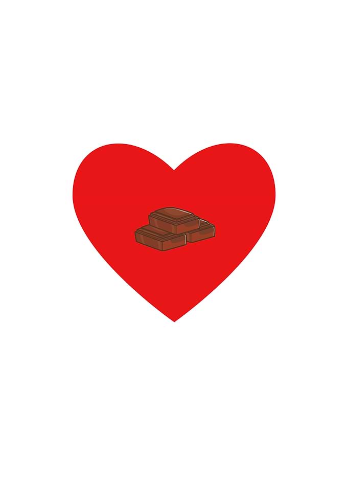 Chocolate Lover Heart