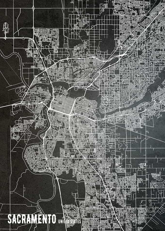 Sacramento USA City map