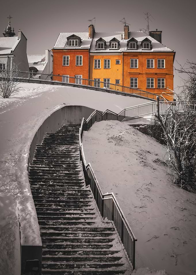 In Old Town Of Warsaw