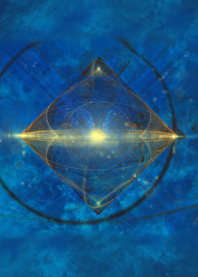 Fractal Space Galactic Eye