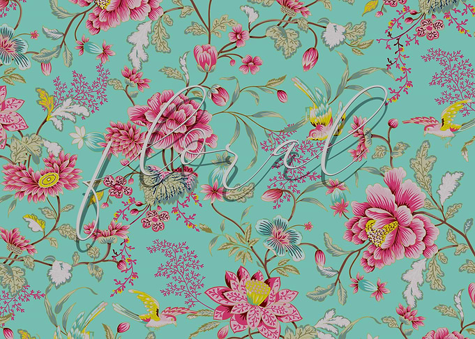 floral art with text