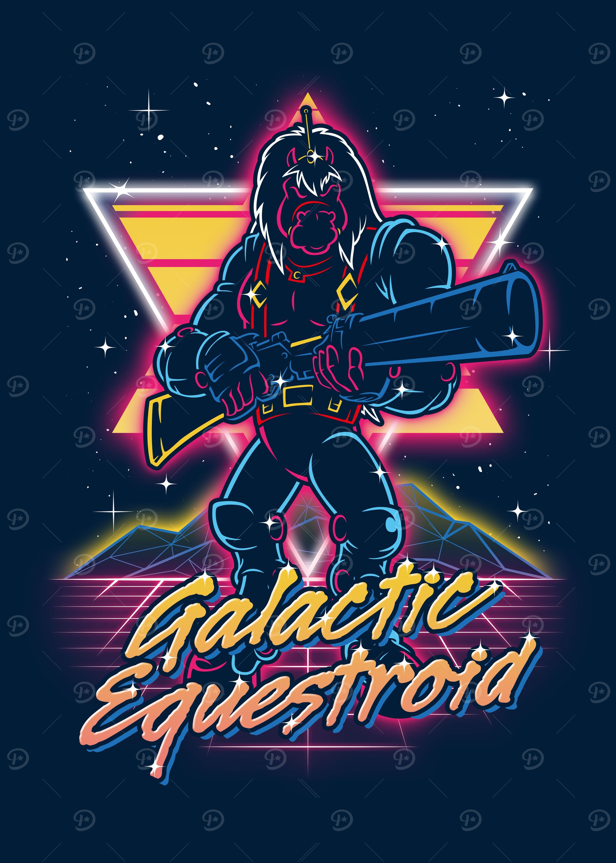 Retro Galactic Equestroid