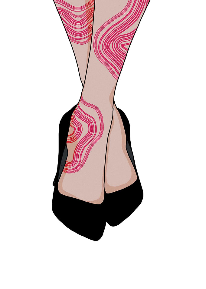 Black high heels