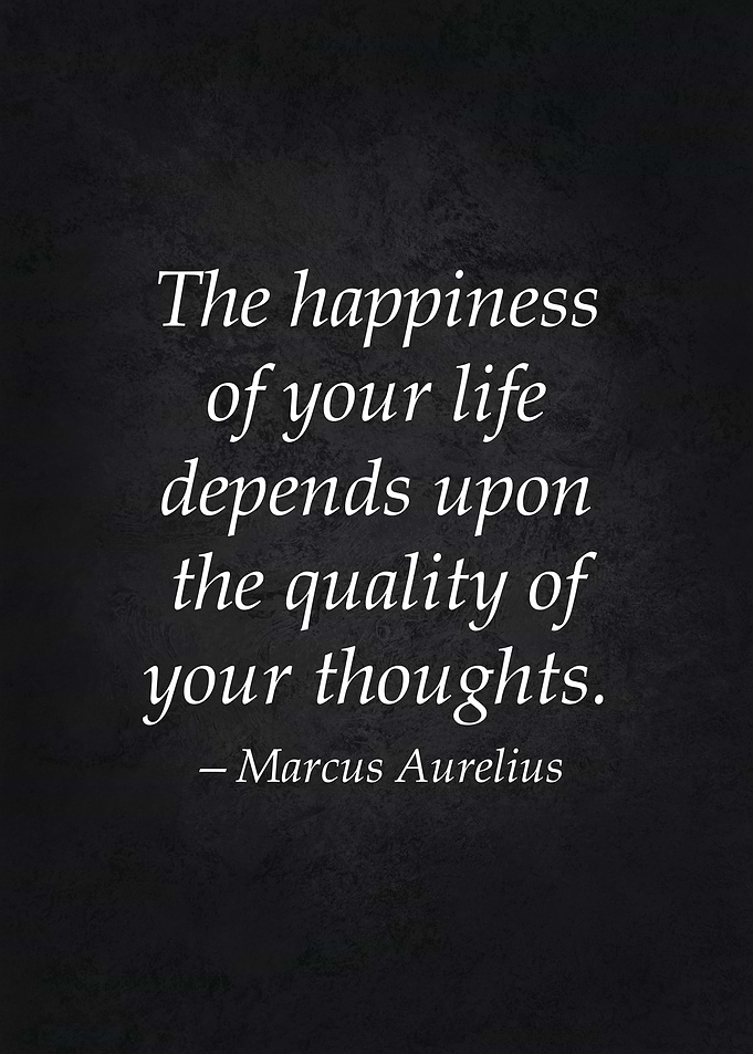 Happiness Stoic Quote