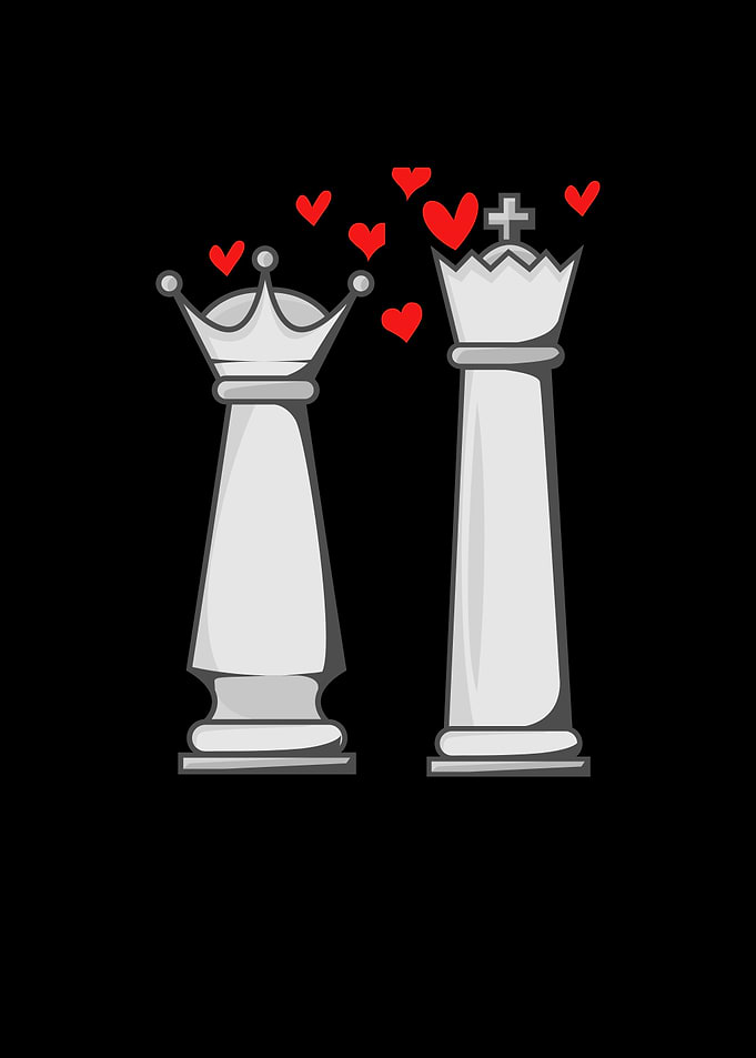 King Queen Chess Valentine