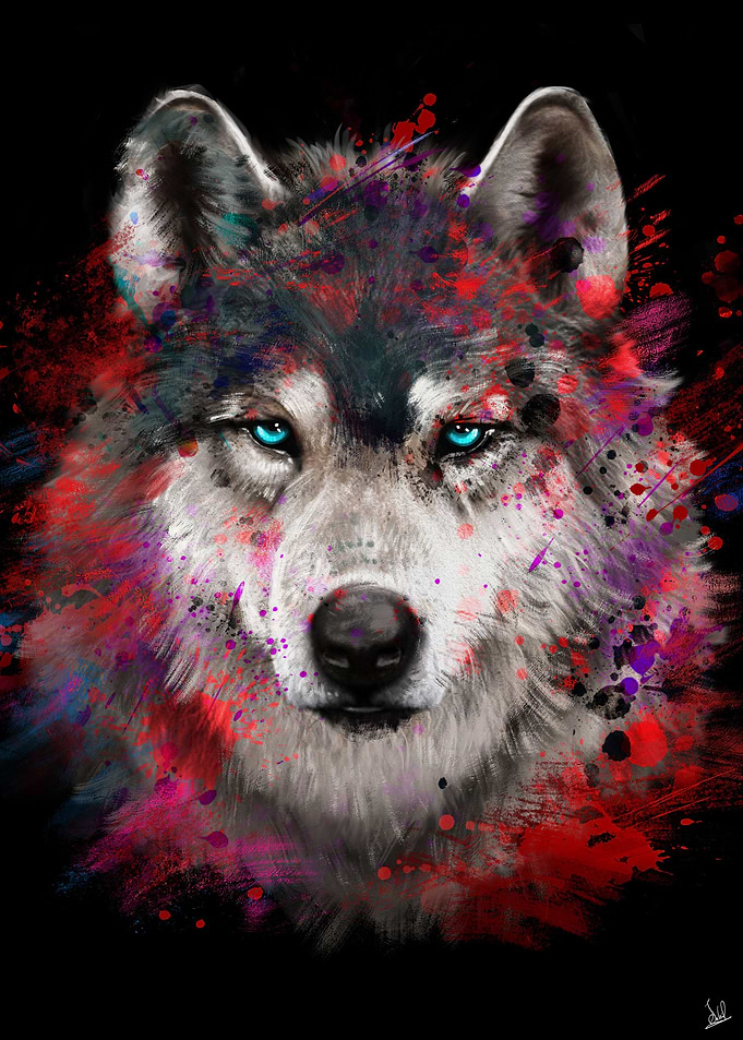 Wolf Abstract