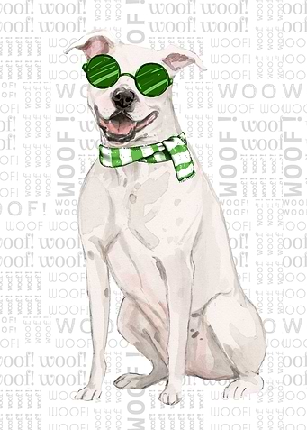 Pit Bull Christmas Dog