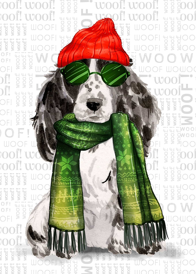 Cocker Spaniel Christmas D