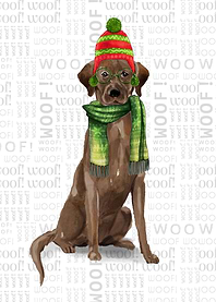 Chocolate Lab Christmas