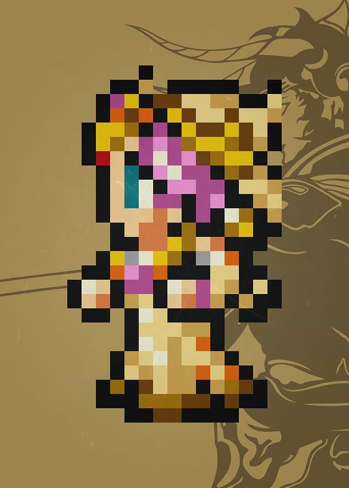 FF I Sarah Pixel Sprite