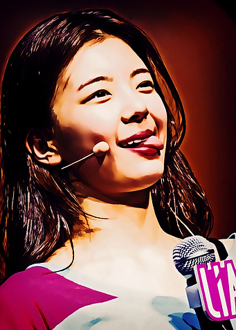 lia with tongue