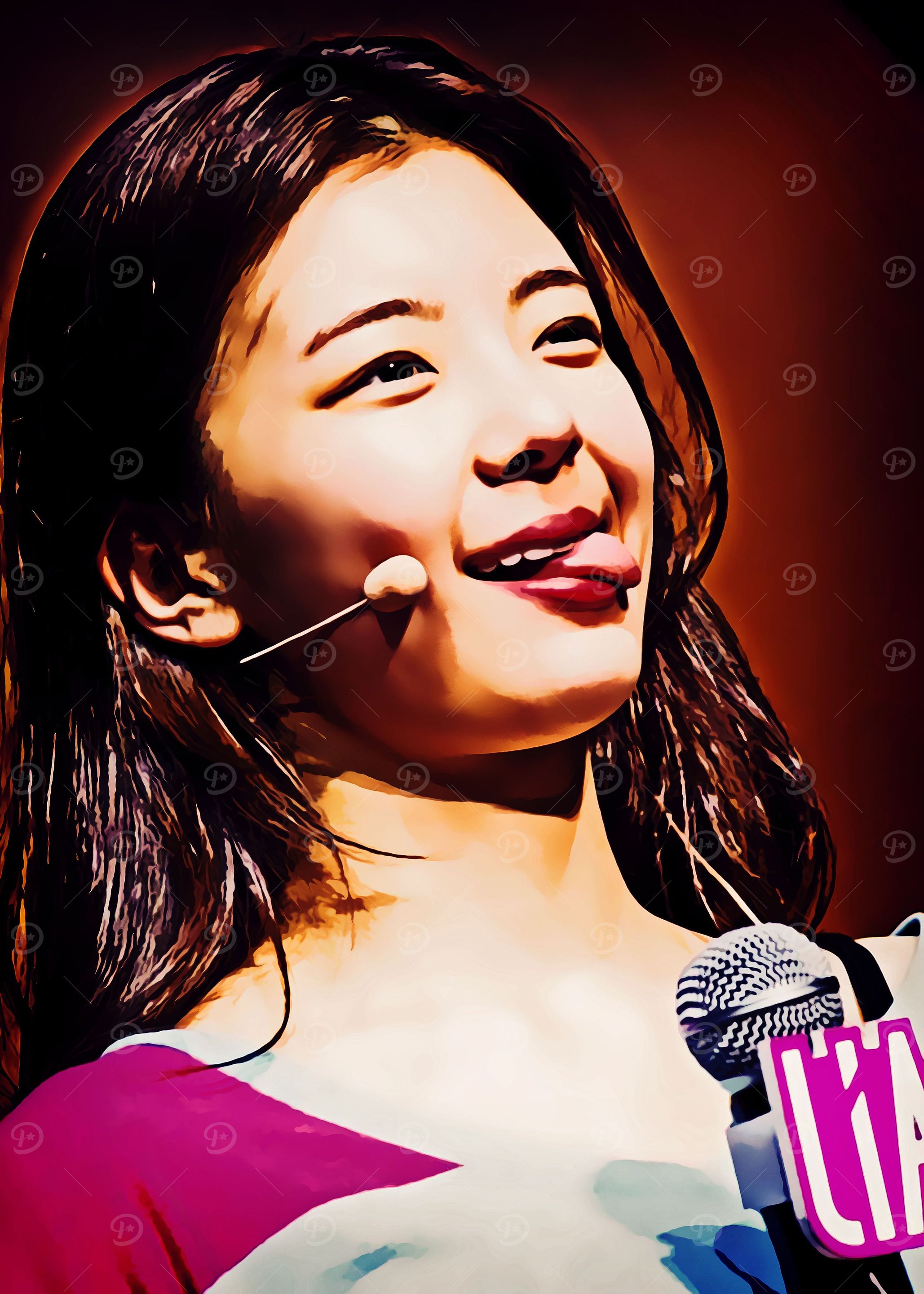 lia with tongue