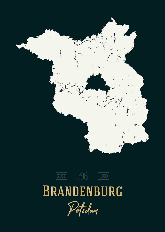 Brandenburg Map Germany