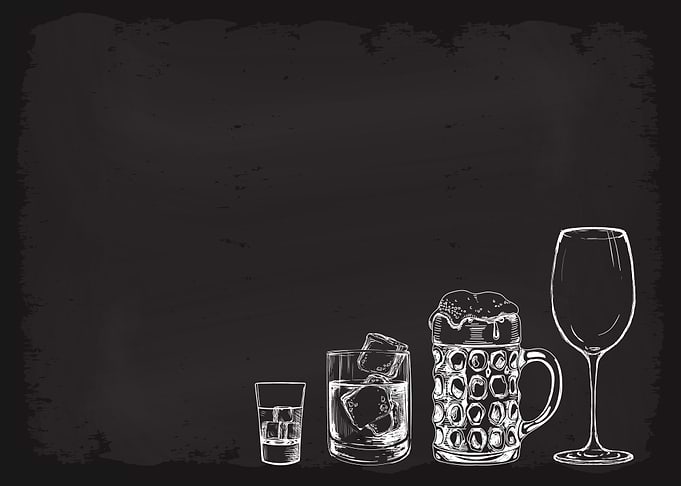 Alcohol Bar Menu Cocktail