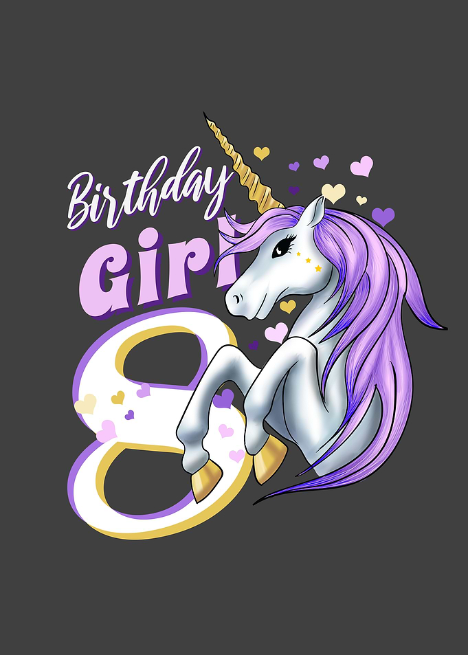 Birthday Girl Eight Years