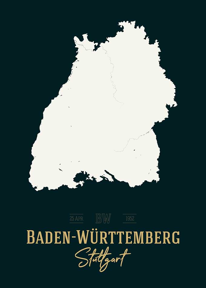 Baden Wurttemberg Map