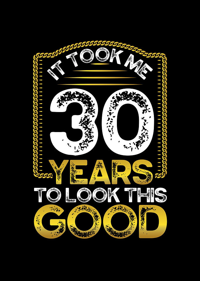 It took me 30 years