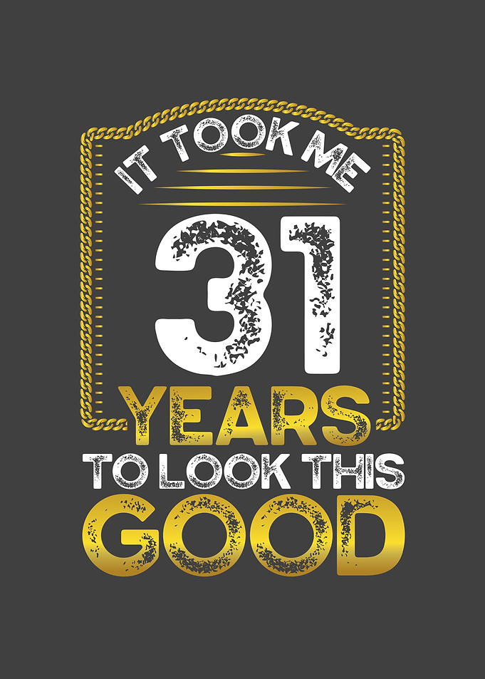 It took me 31 years