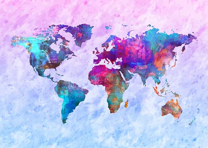 World Map 72