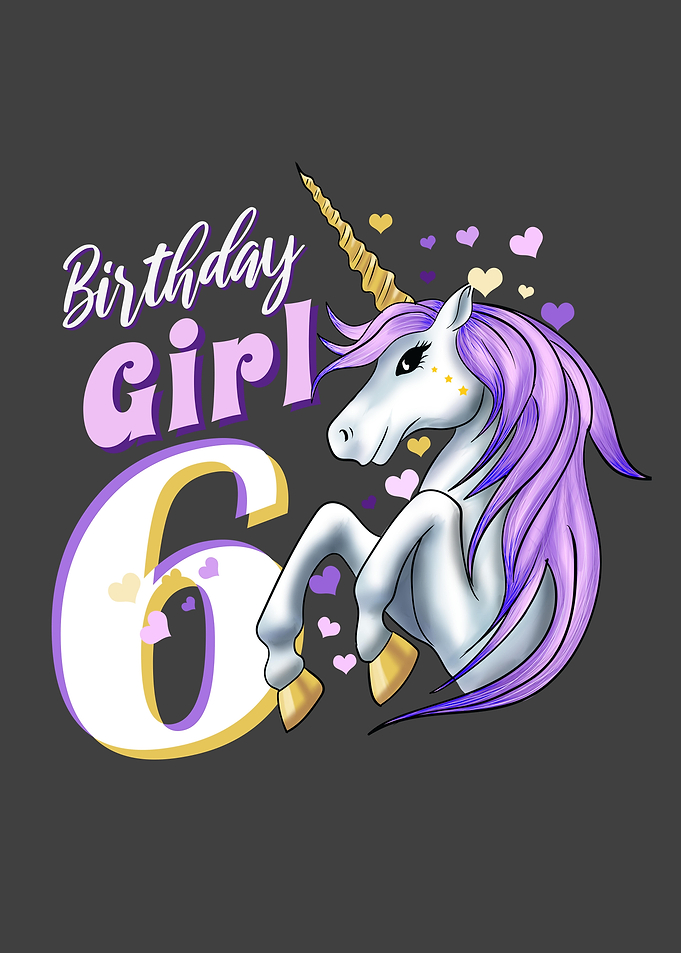 Birthday Girl Six Years