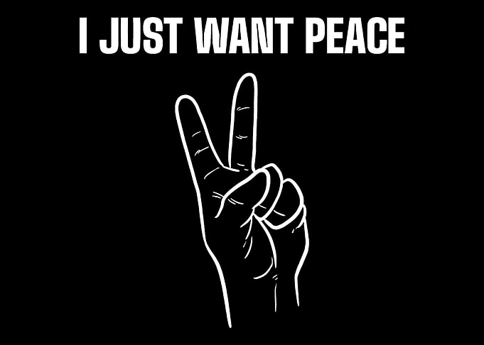 Just peace Friendly Person