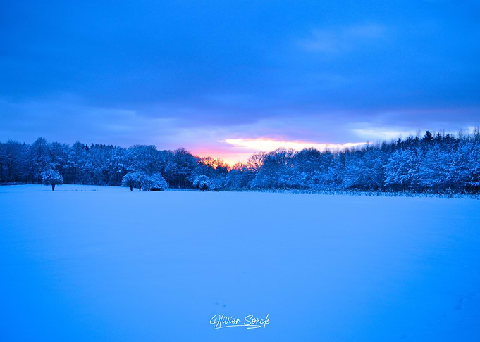 Amazing Winter Sunset