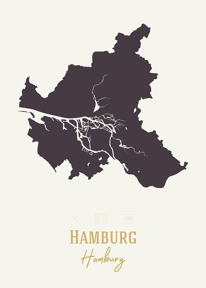 Hamburg Map Germany